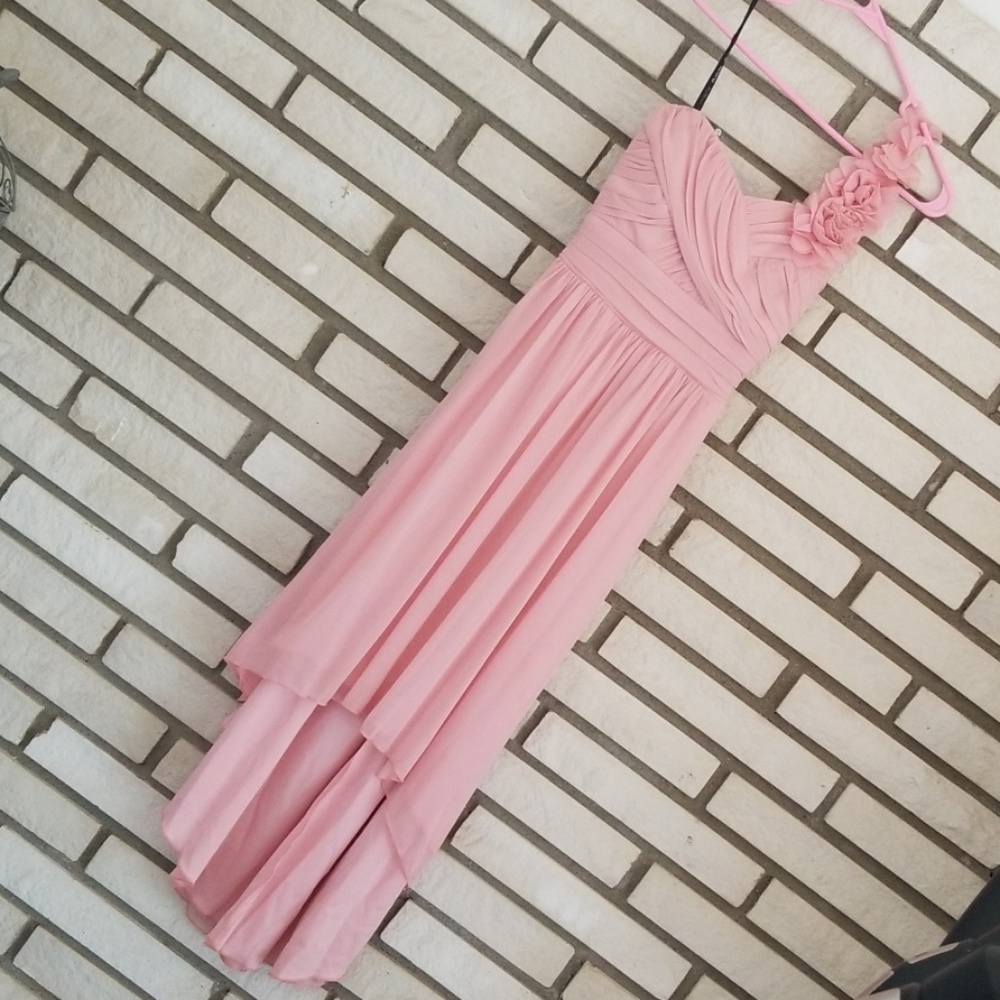 Pink flower dress